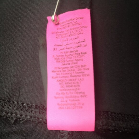 La Senza Ladies Size XL Black Ankle Length Wide Waistband Leggings - Picture 7 of 12